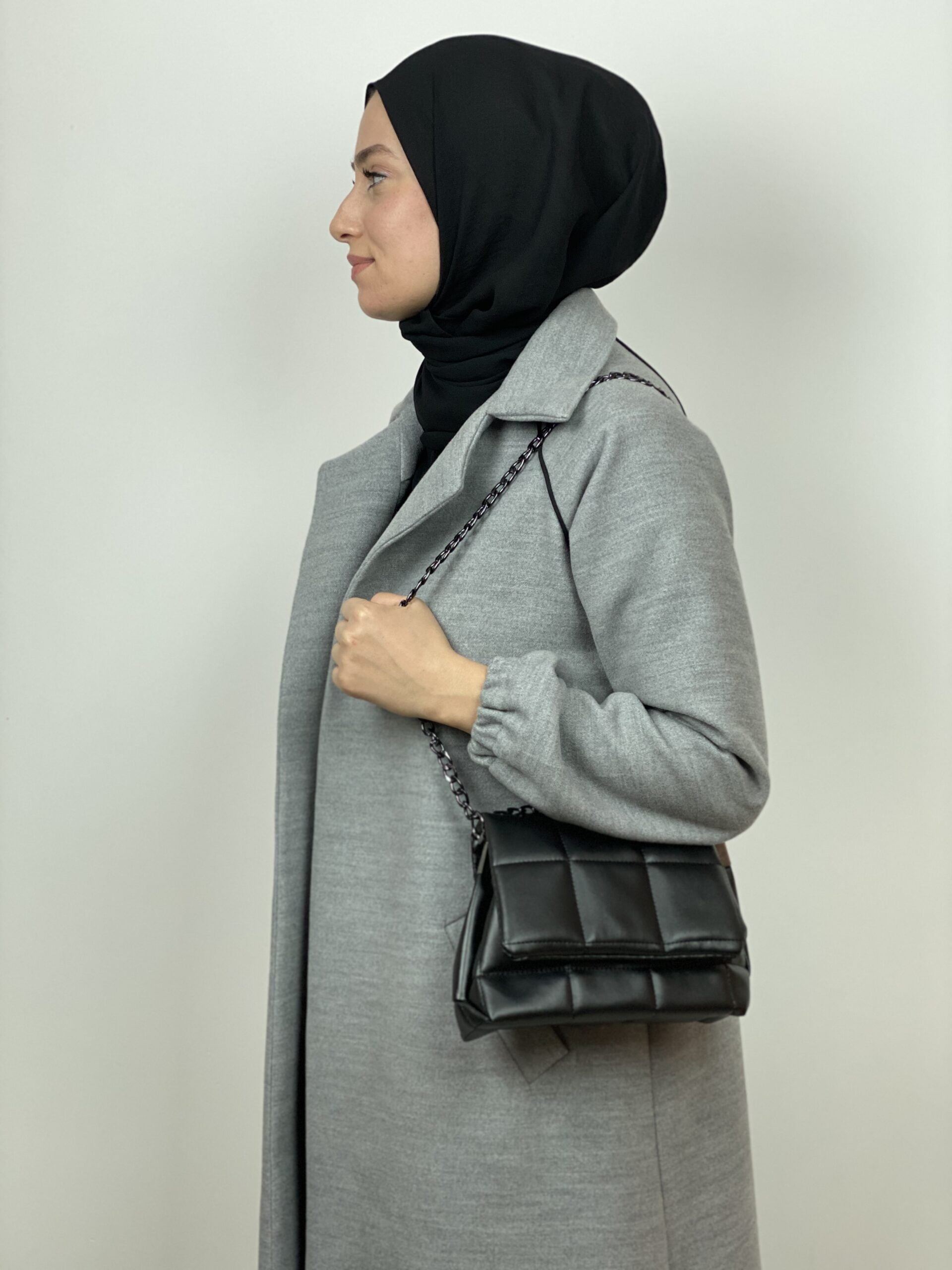 Reglan Kol Kaşe Kaban - Görsel 4