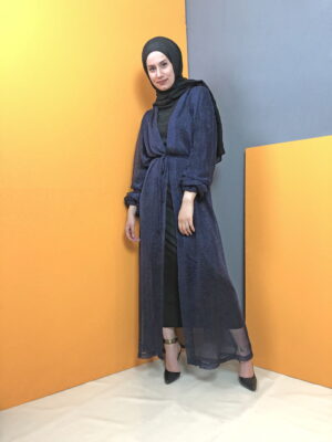LZ2020-Lacivert Zırh Abaya